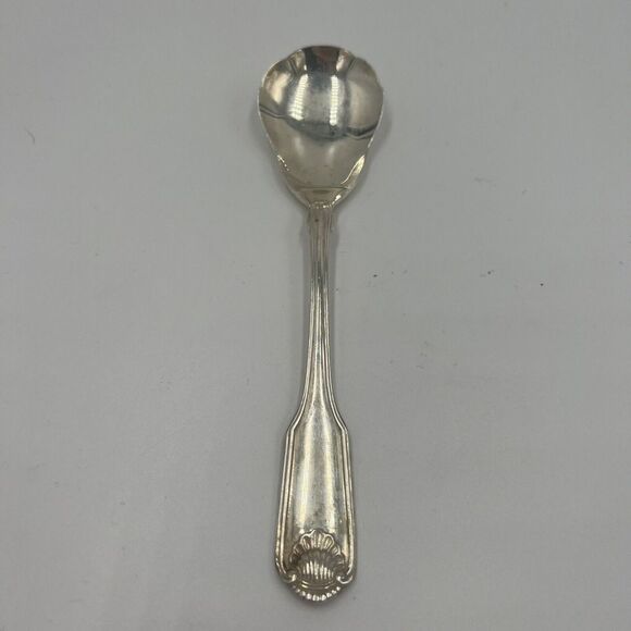 Oneida COMMUNITY SILVER SHELL Silverplate Sugar Spoon (1) 6 Inches - Picture 6 of 7